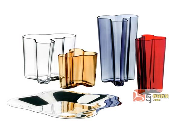 奢華 Aalto湖泊鏡面銀盤