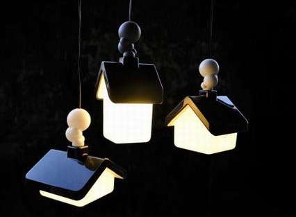 創意無止境 溫馨的小屋吊燈