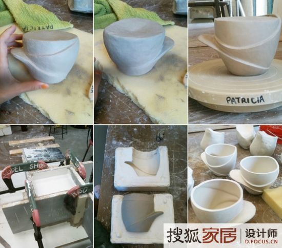 俏皮時尚的“Wavy”茶具設計