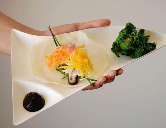 日本一次性紙質餐具設計