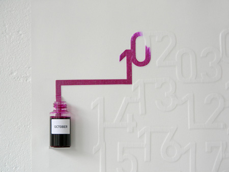 會動的油墨月歷神奇時(shí)間顯示器