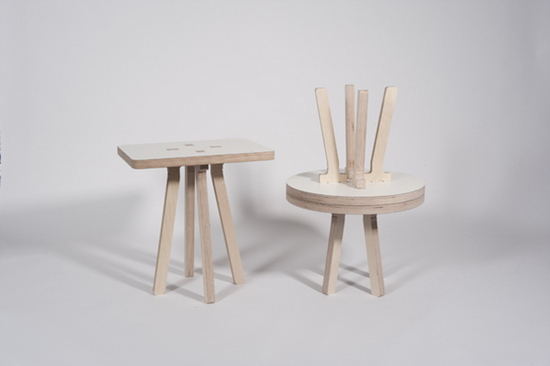 Madebywho之作獨特的按鈕椅設計