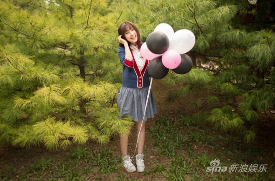 張儷清新寫真如鄰家少女