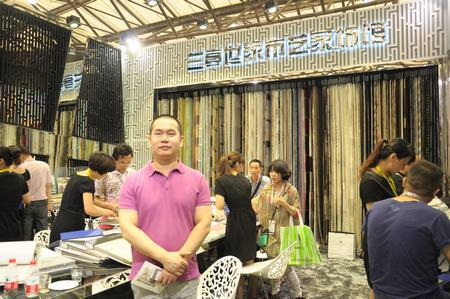 2013上海家紡展:蘭亭世家總經理周樹林