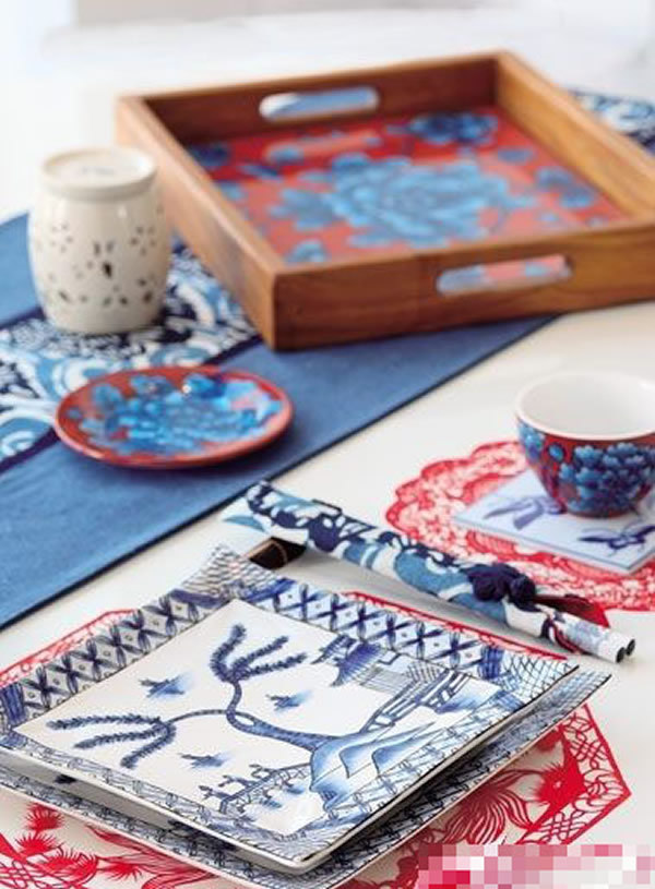 融入剪紙元素的各類家居陳設(3)