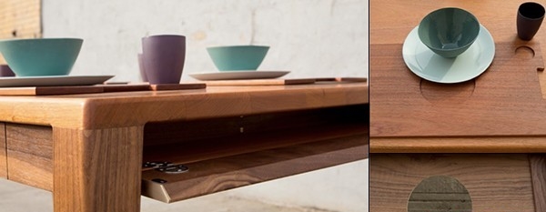 具備存儲(chǔ)功能的餐桌