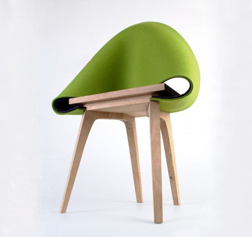 隨意轉變造型的Nuno椅