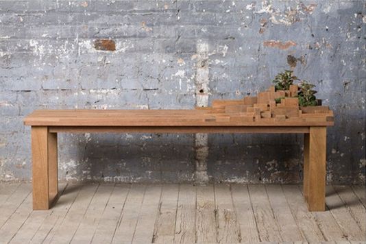 時尚混搭的盆景板凳