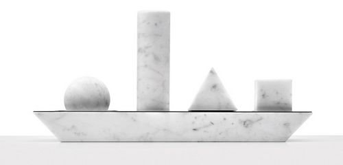 具有冰冷美感的大理石廚具