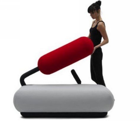 “拳擊沙發(fā)位”讓你的壓力充分宣泄