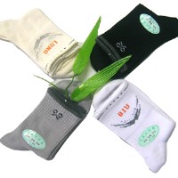 竹纖維護足襪